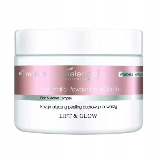 BIELENDA PROFESSIONAL LIFT&GLOW ENZYMATYCZNY PEELING PUDROWY DO TWARZY 100G